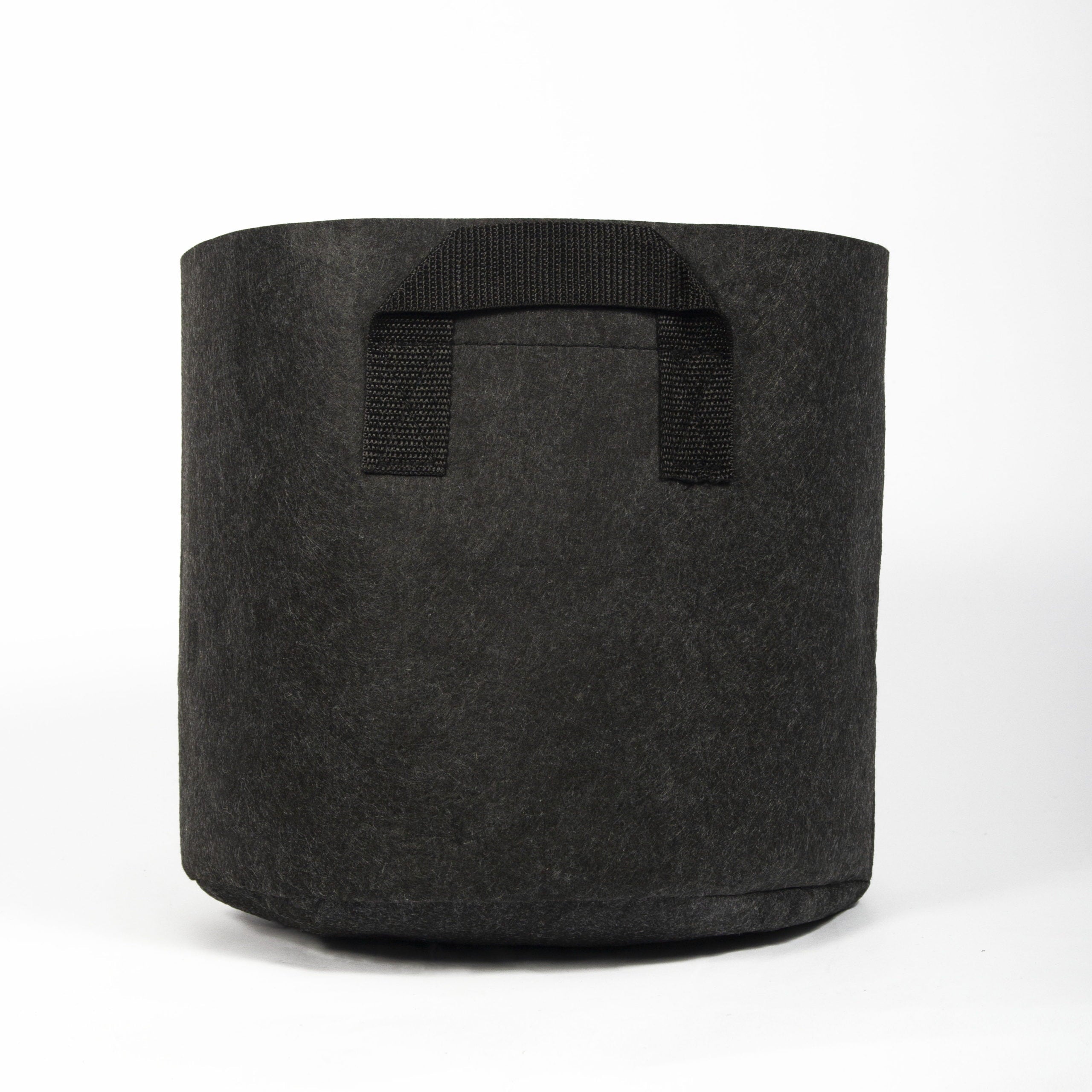 The Fabric Pot – Black Round Pots