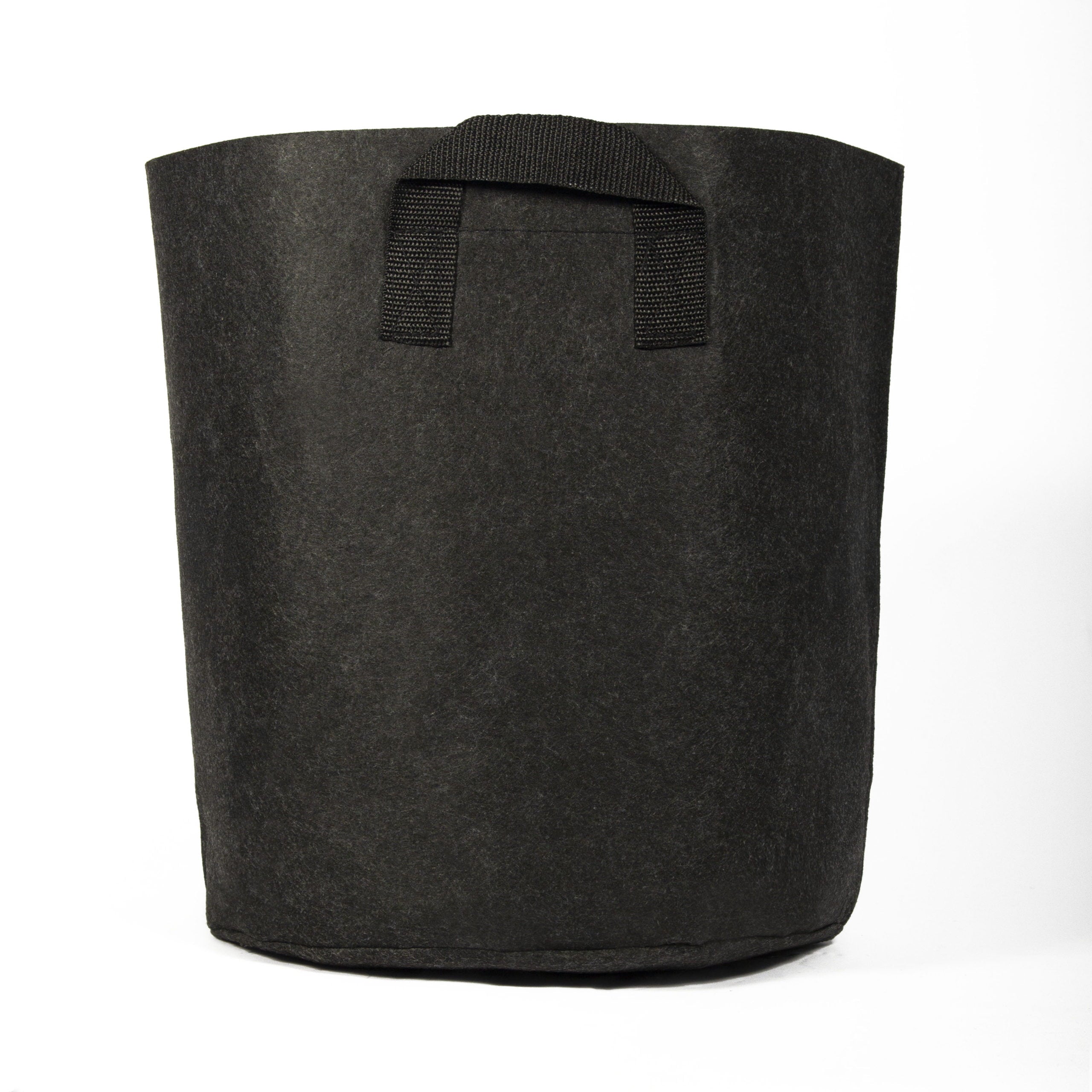 The Fabric Pot – Black Round Pots