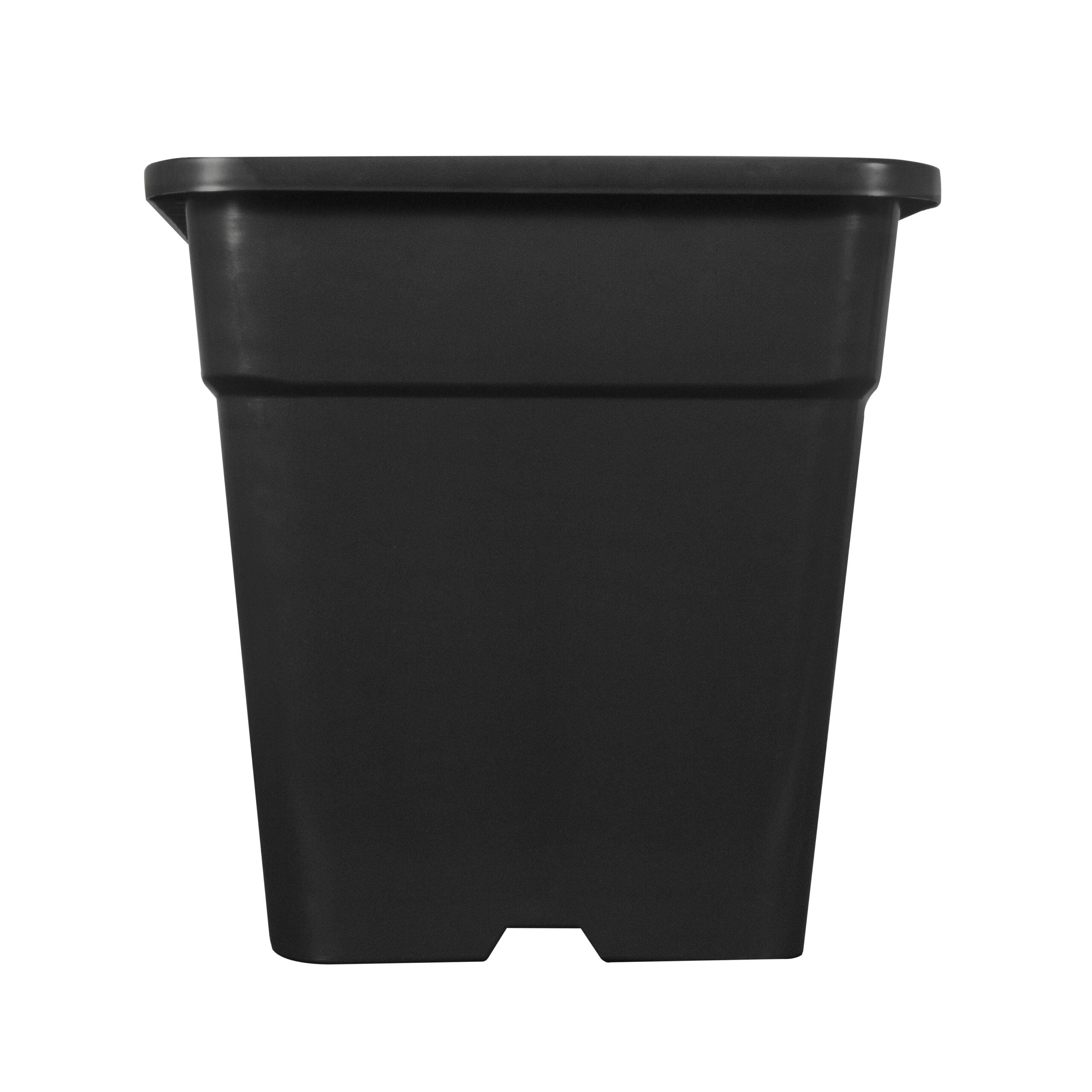 Square Black Plastic Plant Pots