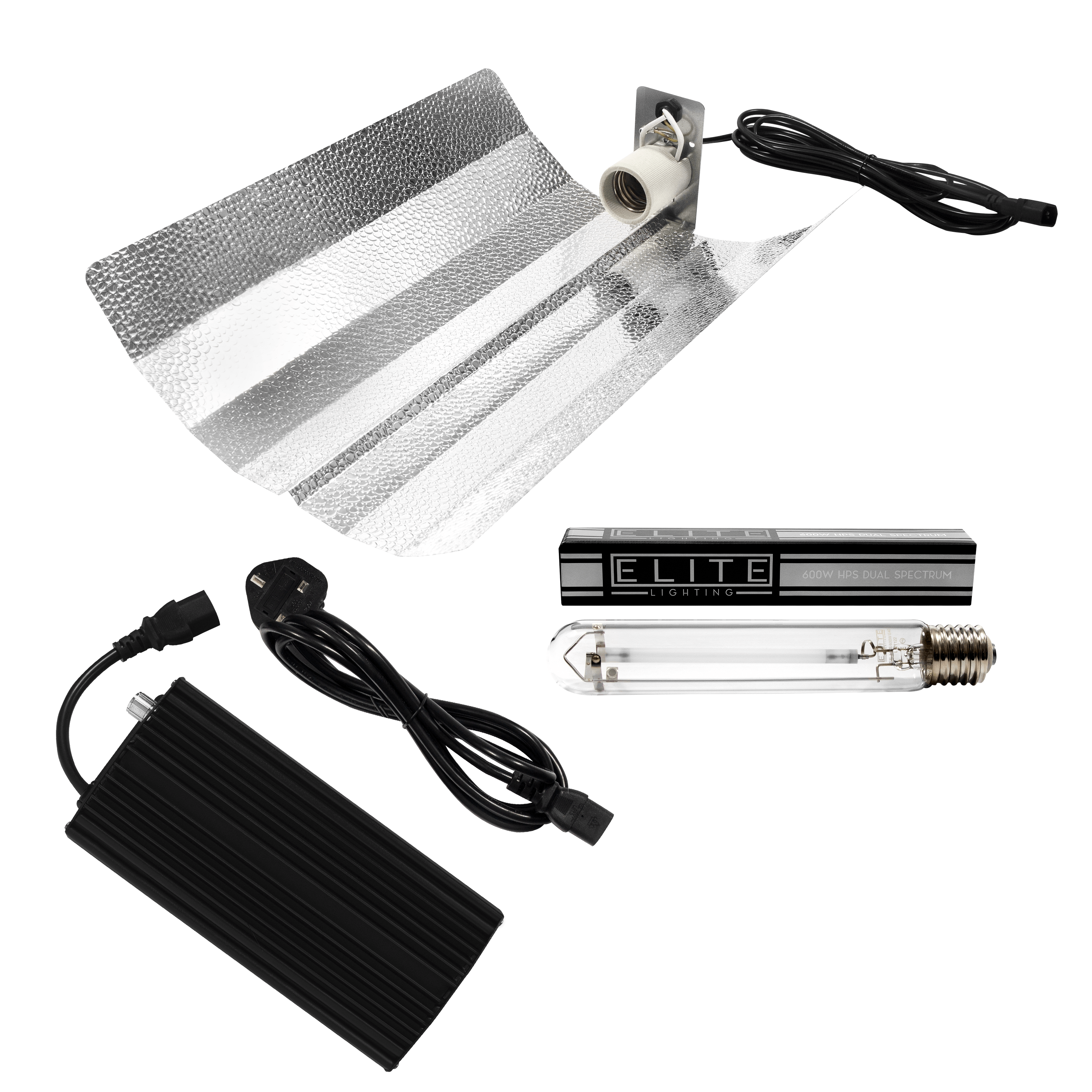 Elite 600w Digital Grow Light Complete Kit