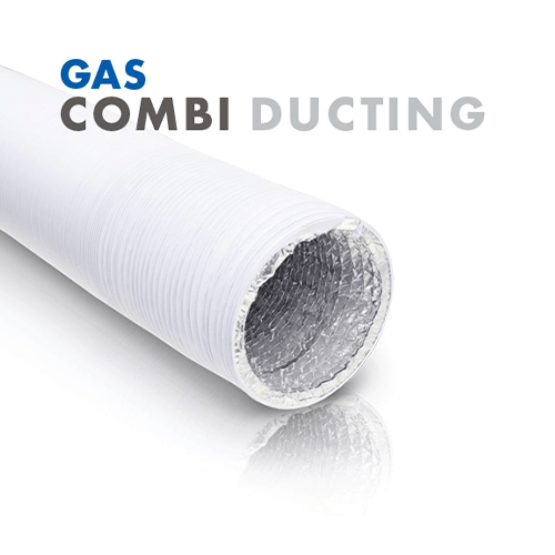 GAS White Combi Ducting 10m