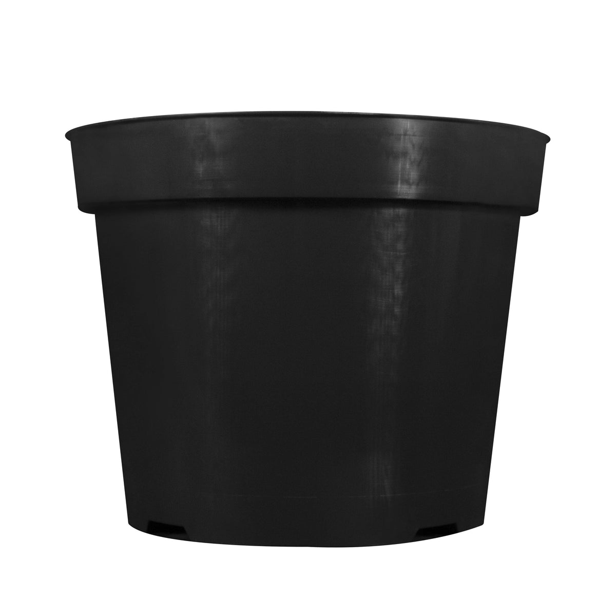 Round Black Plastic Plant Pots